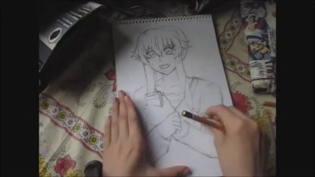 я рисую Юно Гасай из аниме дневник будущего (by Toru_and_Dhges). смотреть онлайн