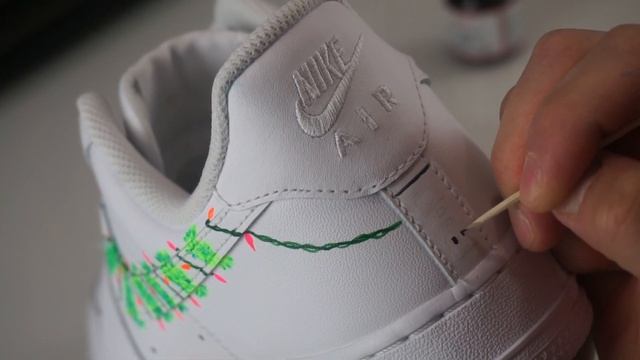Custom Glow in the Dark Neon Air Force 1 *HOLIDAY EDITION* (GIVEAWAY) смотреть онлайн