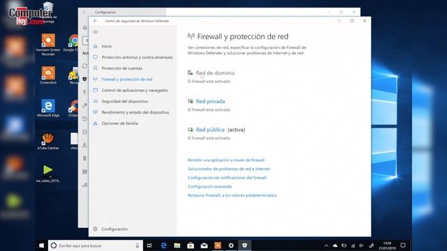 Cómo desactivar el cortafuegos de Windows смотреть онлайн