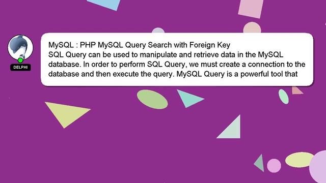 MySQL : PHP MySQL Query Search with Foreign Key смотреть онлайн