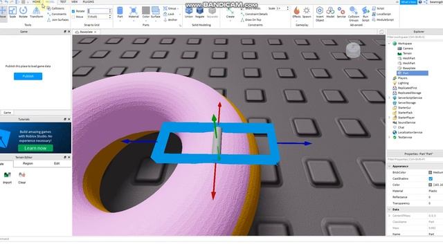 How to Make A Donut in Roblox Studio 2020 (Tutorial!) смотреть онлайн