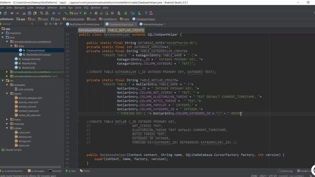 19 Databasehelper Sınıfı | Android Content Provider | Storage | Sqlite Dersleri смотреть онлайн