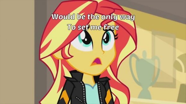Rebecca Shoichet [Sunset Shimmer] - My Past Is Not Today (With Lyrics)