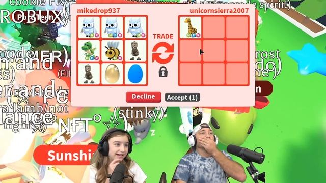 Trading Only To Complete Our Adopt Me Inventories (Roblox)! *Can Mike And Cammy Do it?* *Round 4* смотреть онлайн