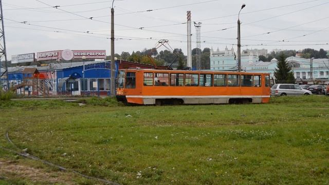 Первый трамвай на улице Кашена в Смоленске смотреть онлайн