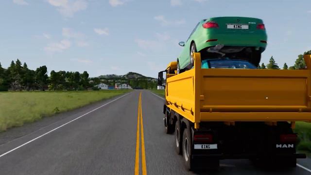 Аварии на дорогах. Как не нужно делать. ДТП BeamNG drive. смотреть онлайн