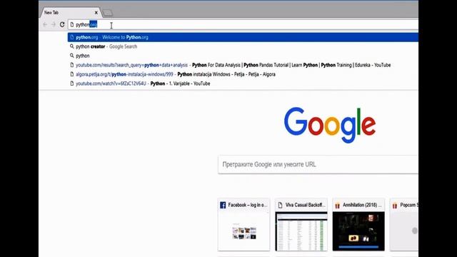 Python - 0. Uvod u Python смотреть онлайн