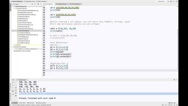 What is Set Object in Python – Part 13 смотреть онлайн