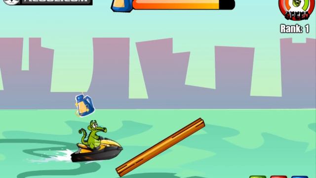Swampy Motorboat Race Game смотреть онлайн