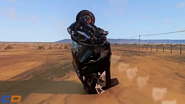 Satisfying Rollover Crashes #13 - BeamNG drive CRAZY DRIVERS смотреть онлайн