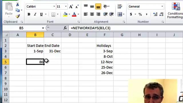 Calculate Work Days in Excel смотреть онлайн