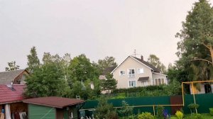 Сильная гроза!⛈️ ураганный ветер, невероятный ливень 12 июля в Отрадном!