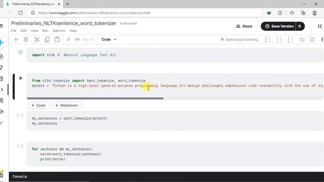 How To tokenize text into words using NLTK [python] смотреть онлайн