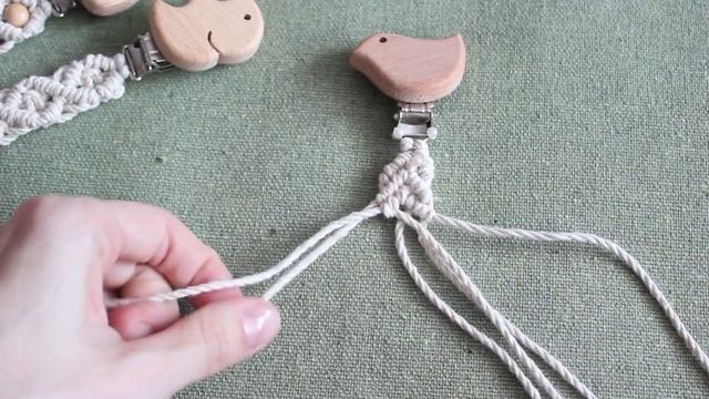 5 Types Macrame Pacifier Clips Holder / Dummy Holder