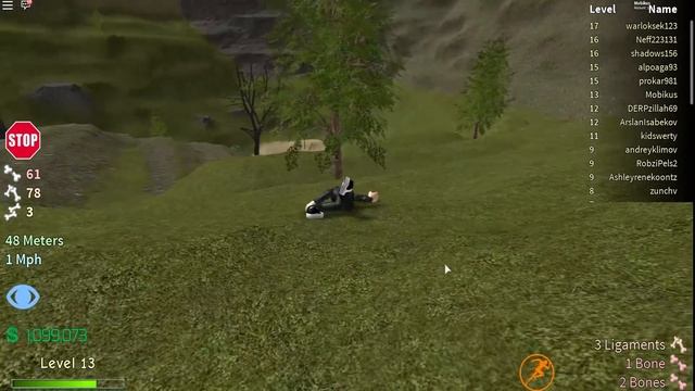 РАЗБЕЖАВШИСЬ ПРЫГНУ со СКАЛЫЫЫЫ Симулятор падений в ROBLOX от Мобика смотреть онлайн
