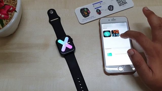 How To Set Wallpaper In FK 78 Smartwatch with Iphone | How To Set Own Wallpaper with Iphone смотреть онлайн
