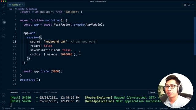 NestJS Authentication: JWTs, Sessions, logins, and more! | NestJS PassportJS Tutorial смотреть онлайн