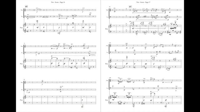 Trio For Piano, Violin, And Cello (2010) - Tyler Harrison