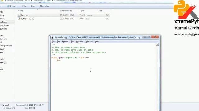 Python Tutorial - Data extraction from raw text смотреть онлайн