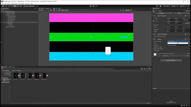 How to Make a 2D Multiplayer Tabletop Card Game in Unity - Part 3 (Cards and Prefabs) смотреть онлайн