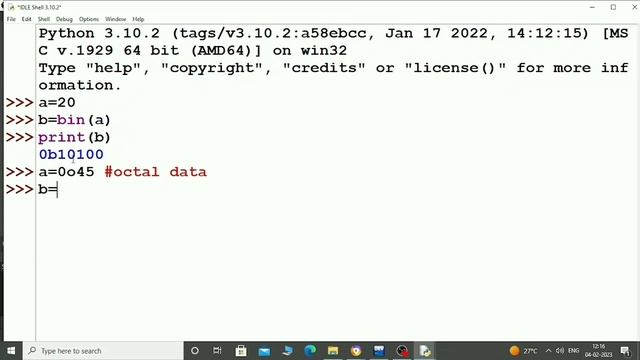 (decimal/Octal/hexadecimal)to Binary conversation in PYTHON . смотреть онлайн