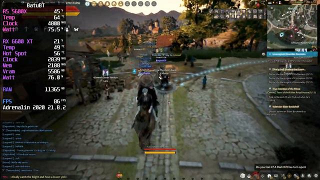 Black Desert Online | Testing AMD FidelityFX Super Resolution (FSR) | RX 6600 XT смотреть онлайн