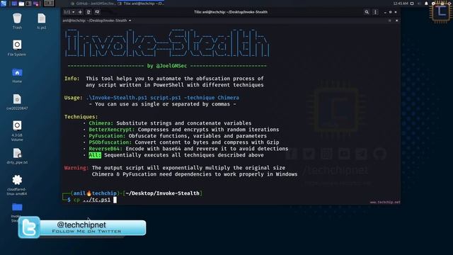 Obfuscate Powershell Script - Bypass AV [Hindi] смотреть онлайн