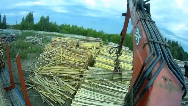 Погрузка горбыля. Субботние прогулки по озёрам. смотреть онлайн