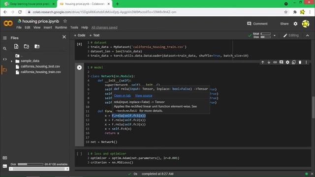 House price prediction using Deep Learning in PyTorch смотреть онлайн
