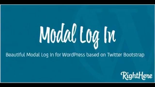 Preview Modal Log In for WordPress WordPress смотреть онлайн