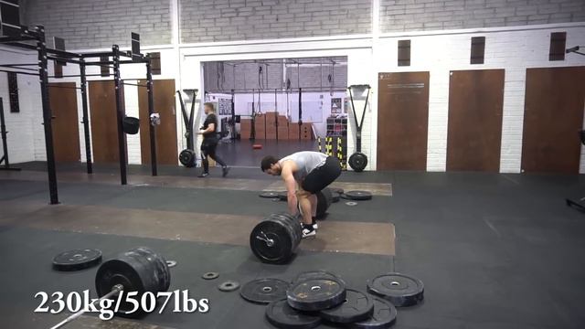 230kg/507lbs Clean @98.7kg BW - Maxing Out With Gabriel Sincraian