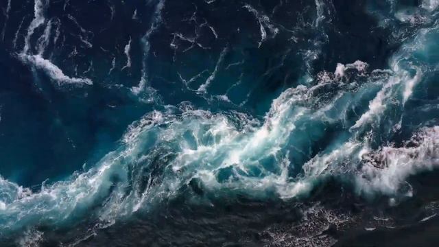 Blue Navy Green Water Waves Background Sea Ocean Wallpaper Relaxing Sounds Sleep Fast Cool