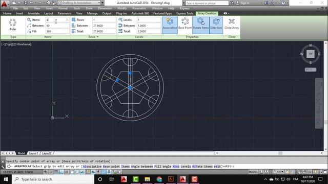 Autocad 2D Practice Drawing / Exercise 48/ Simple Tutorial смотреть онлайн