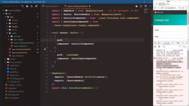 Angular Tutorial - 12 - Lazy Loading an Angular Section смотреть онлайн