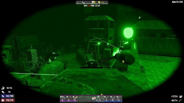 7D2D Day 42 Blood moon, game stage 125 Red Mesa Defense смотреть онлайн
