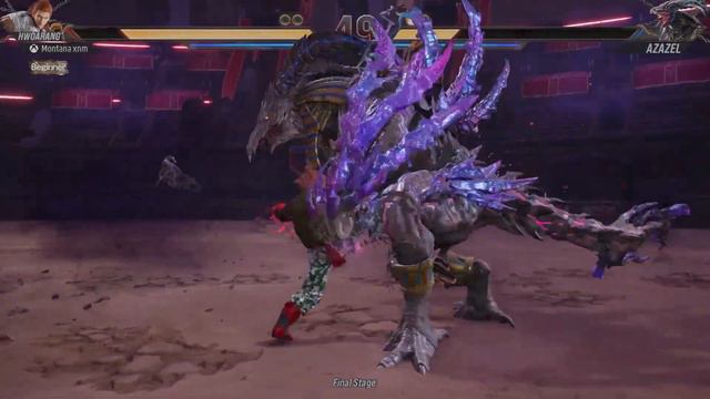 Tekken 8 Hwoarang Arcade Final Boss Azazel - Hard Difficulty in HD смотреть онлайн