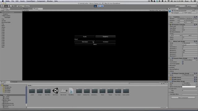 Interactive Pause Menu!. How to make a Horror Game 8 Unity 3D. смотреть онлайн