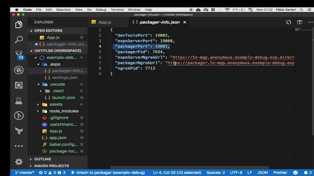 Debug de apps react-native no vscode смотреть онлайн