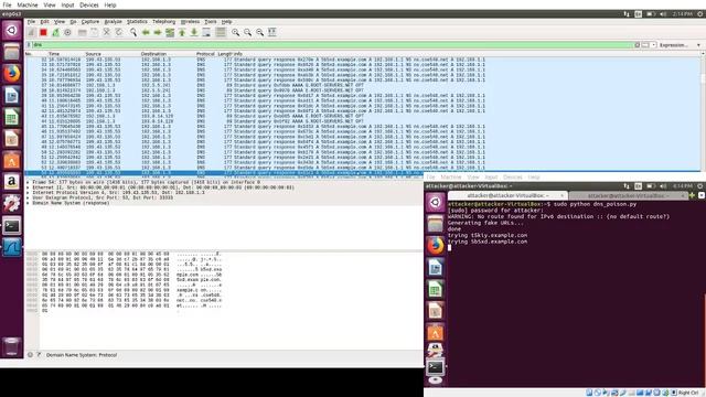 CSE 548 Homework: Remote DNS Cache Poisoning Attack смотреть онлайн