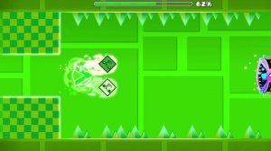 Уровень Lime time|100% Geometry dash