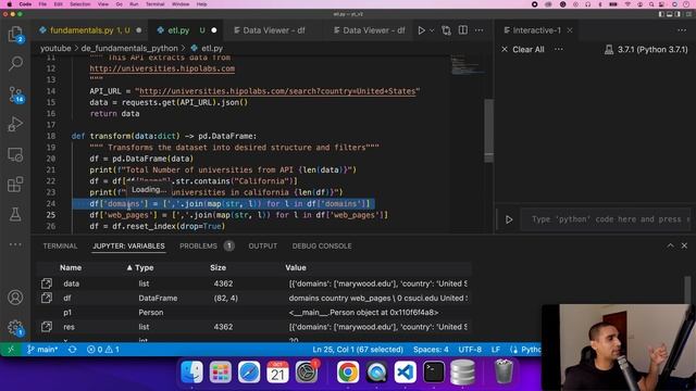 Python Fundamentals For Data Engineering: Create your first ETL Pipeline смотреть онлайн