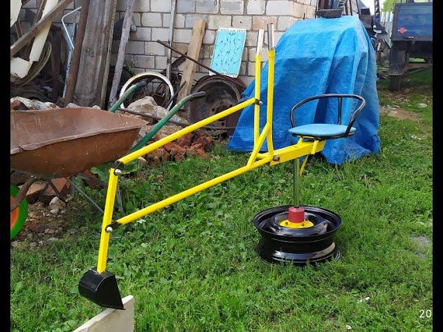 Как сделать игрушку "Экскаватор" своими руками. смотреть онлайн