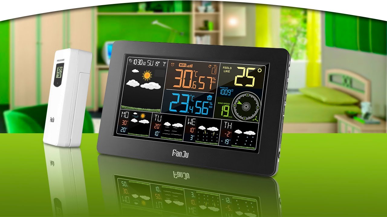 ДОМАШНЯЯ МЕТЕОСТАНЦИЯ С БЕСПРОВОДНЫМ ДАТЧИКОМ И WI FI. НАСТРОЙКА, ОБЗОР, ОТЗЫВ. смотреть онлайн