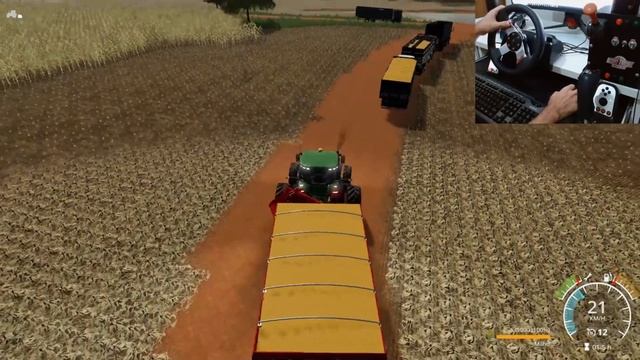 COLHEITA DO MILHO COM 4 COLHEITADEIRAS E 2 BAZUCAS - FARMING 19 ONLINE смотреть онлайн