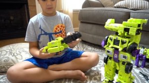 Transformers Devastator Constructicons Decepticons and Devastation video game!