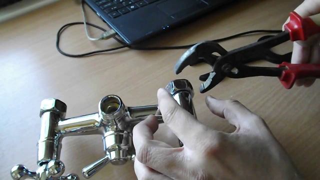 Ключ для аккуратной установки смесителя смотреть онлайн