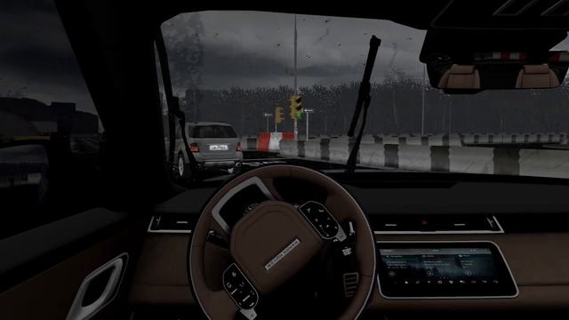 Range Rover Velar 2018 - City Car Driving | Rain Drive | Logitech G29 Steering Wheel Gameplay смотреть онлайн