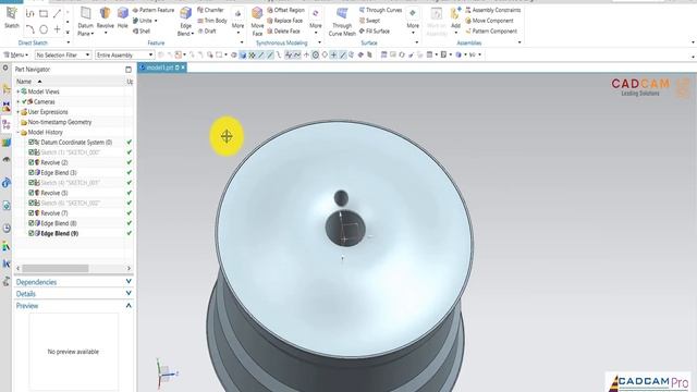 NX 12 Tutorial #17 | 3D Model - BMW M5 Rim Design смотреть онлайн