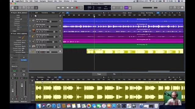 Сводим проект на MAC Book Pro - Logic Pro 2022 смотреть онлайн