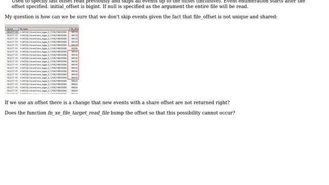 Databases: Chance of skipping extended events when using an offset for the file target смотреть онлайн